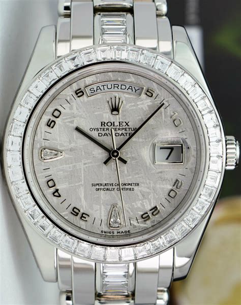 rolex platinum meteorite|rolex meteorite price.